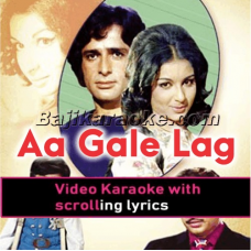Aa Gale Lag Ja - With Female Vocal - Video Karaoke Lyrics